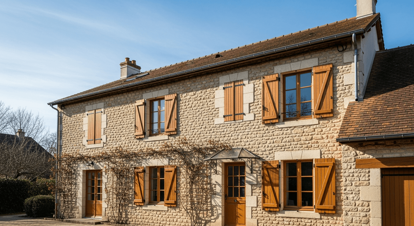 Façade démoussée à L'Haÿ-les-Roses